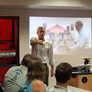 Training energy auditors in preparation for a certification examination. 